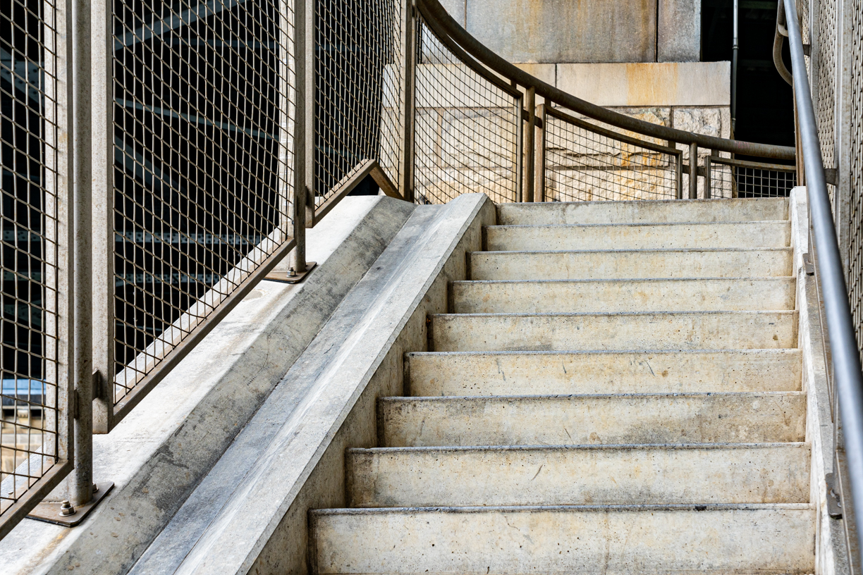 Staircase at Schuylkill River Boardwalk